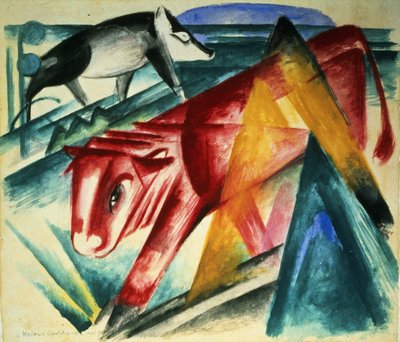 Animals, 1913 by Franz Marc